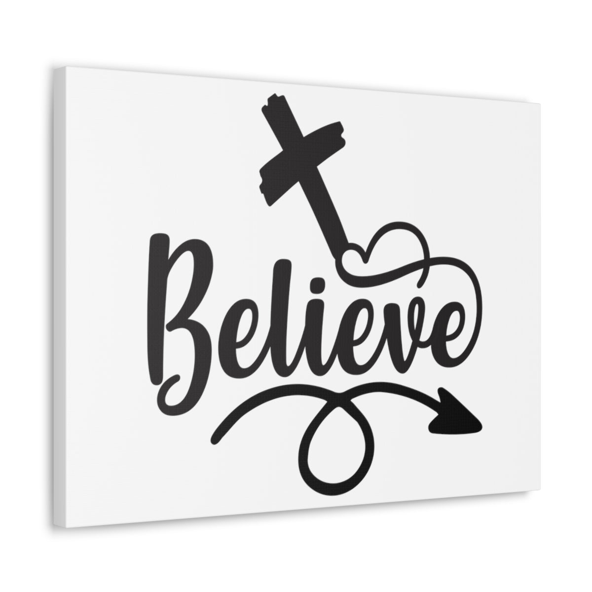 Scripture Walls Believe in Christ Mark 11:24 Christian Wall Art Print Ready to Hang Unframed-Express Your Love Gifts