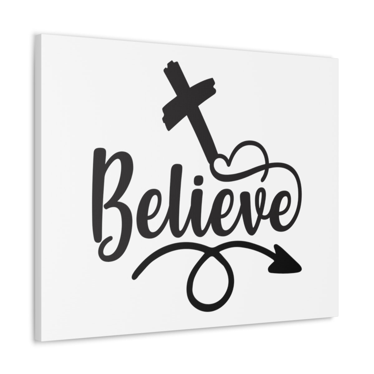 Scripture Walls Believe in Christ Mark 11:24 Christian Wall Art Print Ready to Hang Unframed-Express Your Love Gifts