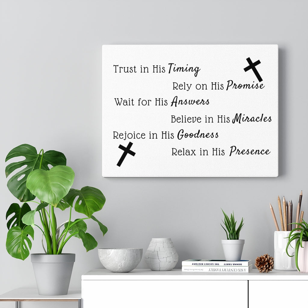Scripture Walls Believe In His Miracles Bible Verse Canvas Christian Wall Art Ready to Hang Unframed-Express Your Love Gifts