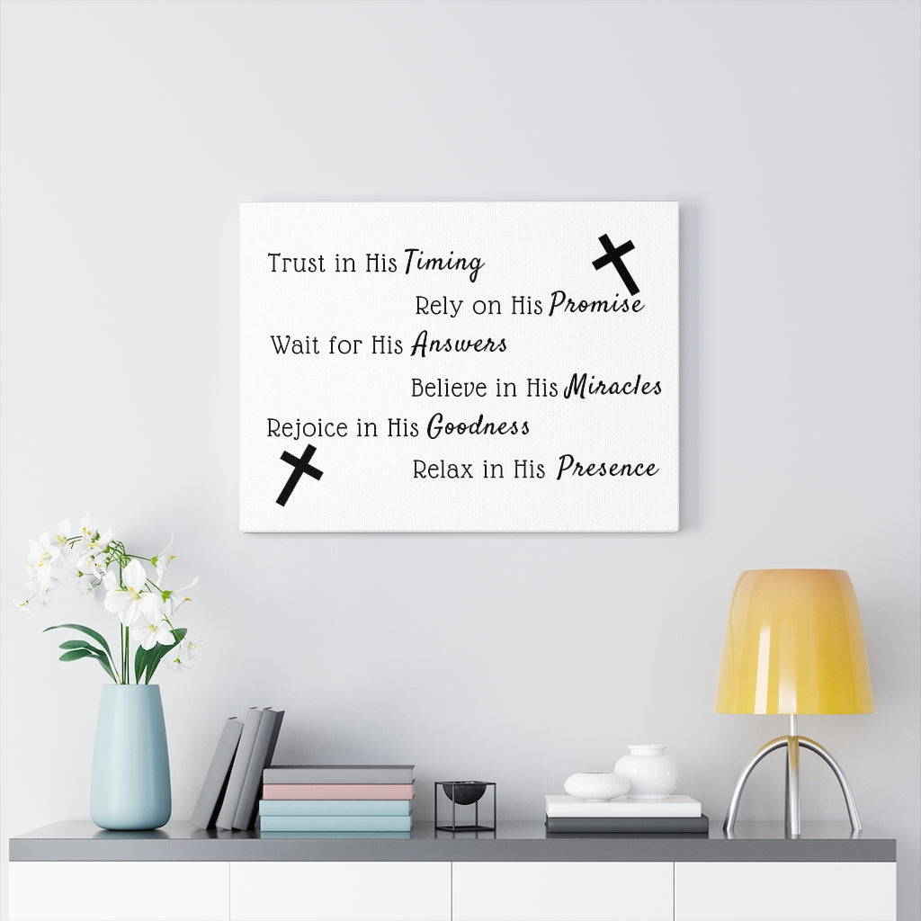 Scripture Walls Believe In His Miracles Bible Verse Canvas Christian Wall Art Ready to Hang Unframed-Express Your Love Gifts