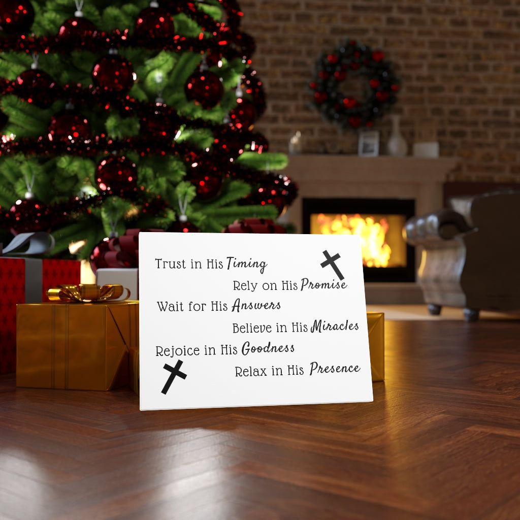 Scripture Walls Believe In His Miracles Bible Verse Canvas Christian Wall Art Ready to Hang Unframed-Express Your Love Gifts