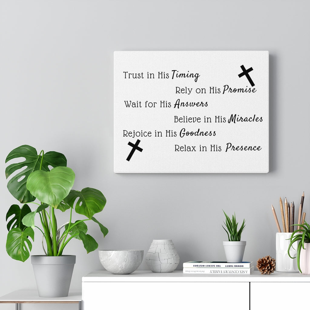 Scripture Walls Believe In His Miracles Bible Verse Canvas Christian Wall Art Ready to Hang Unframed-Express Your Love Gifts