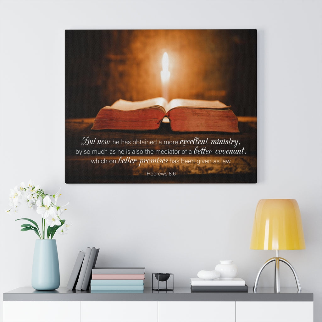 Scripture Walls Better Promises Hebrews 8:6 Wall Art Christian Home Decor Unframed-Express Your Love Gifts