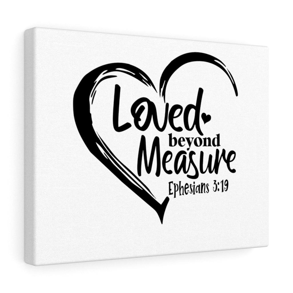 Scripture Walls Beyond Measure Ephesians 3:19 Bible Verse Canvas Christian Wall Art Ready to Hang Unframed-Express Your Love Gifts