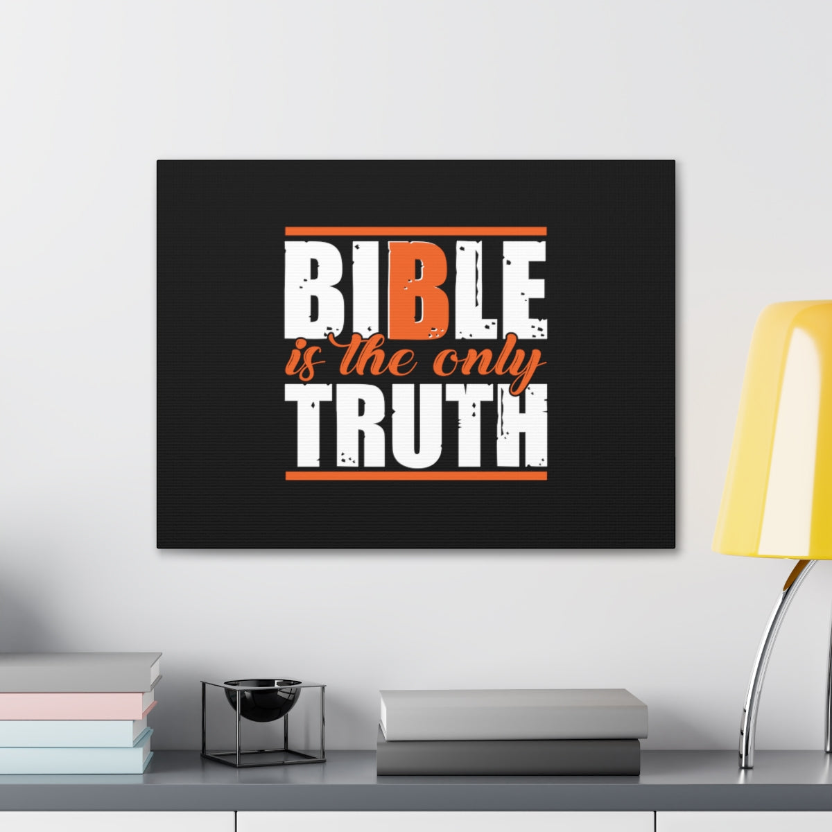 Scripture Walls Bible Is The Only Truth John 17:17 Christian Wall Art Bible Verse Print Ready to Hang Unframed-Express Your Love Gifts