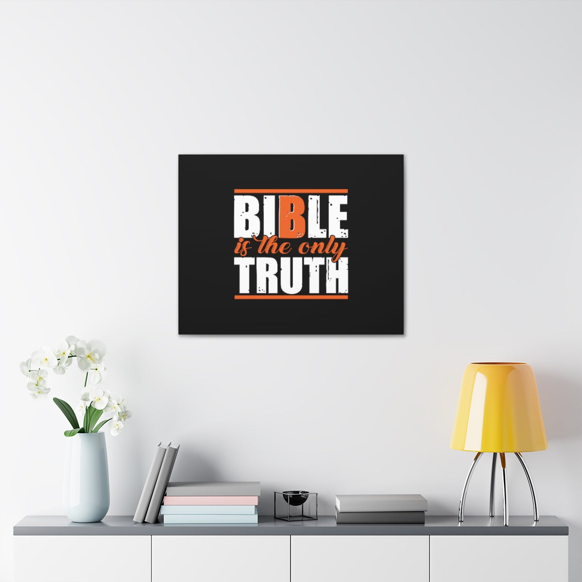 Scripture Walls Bible Is The Only Truth John 17:17 Christian Wall Art Bible Verse Print Ready to Hang Unframed-Express Your Love Gifts