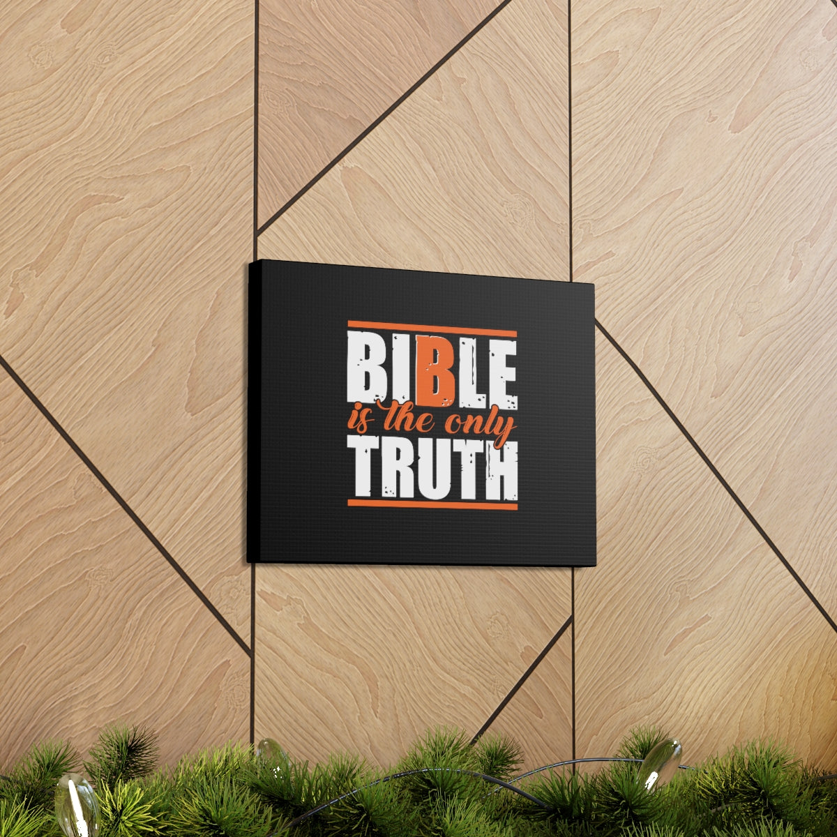 Scripture Walls Bible Is The Only Truth John 17:17 Christian Wall Art Bible Verse Print Ready to Hang Unframed-Express Your Love Gifts