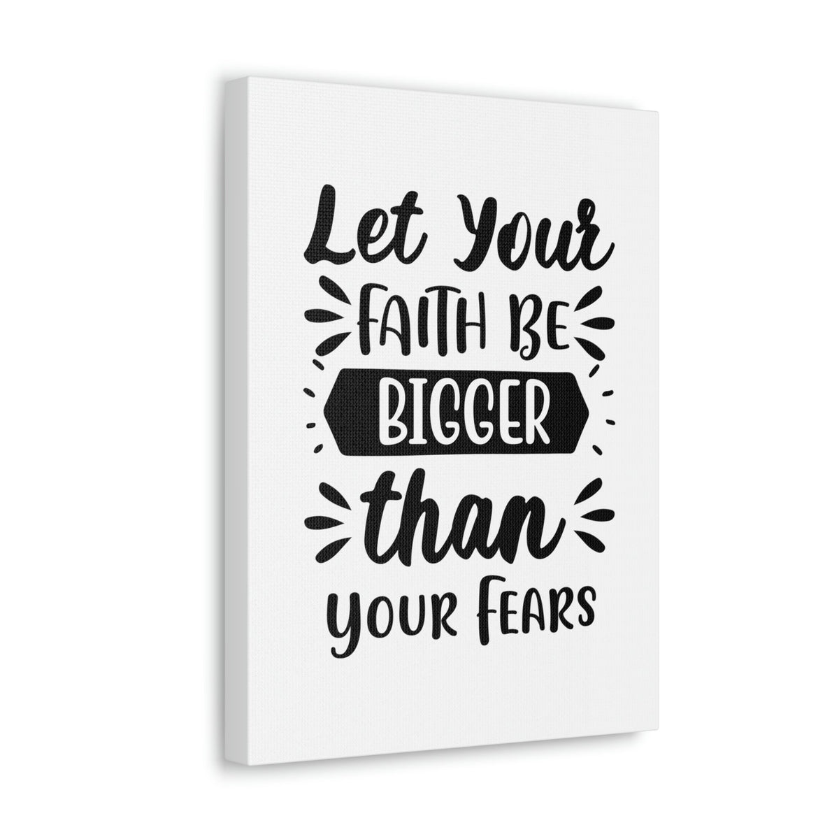 Scripture Walls Bigger Than Your Fears Romans 8:38 Christian Wall Art Print Ready to Hang Unframed-Express Your Love Gifts