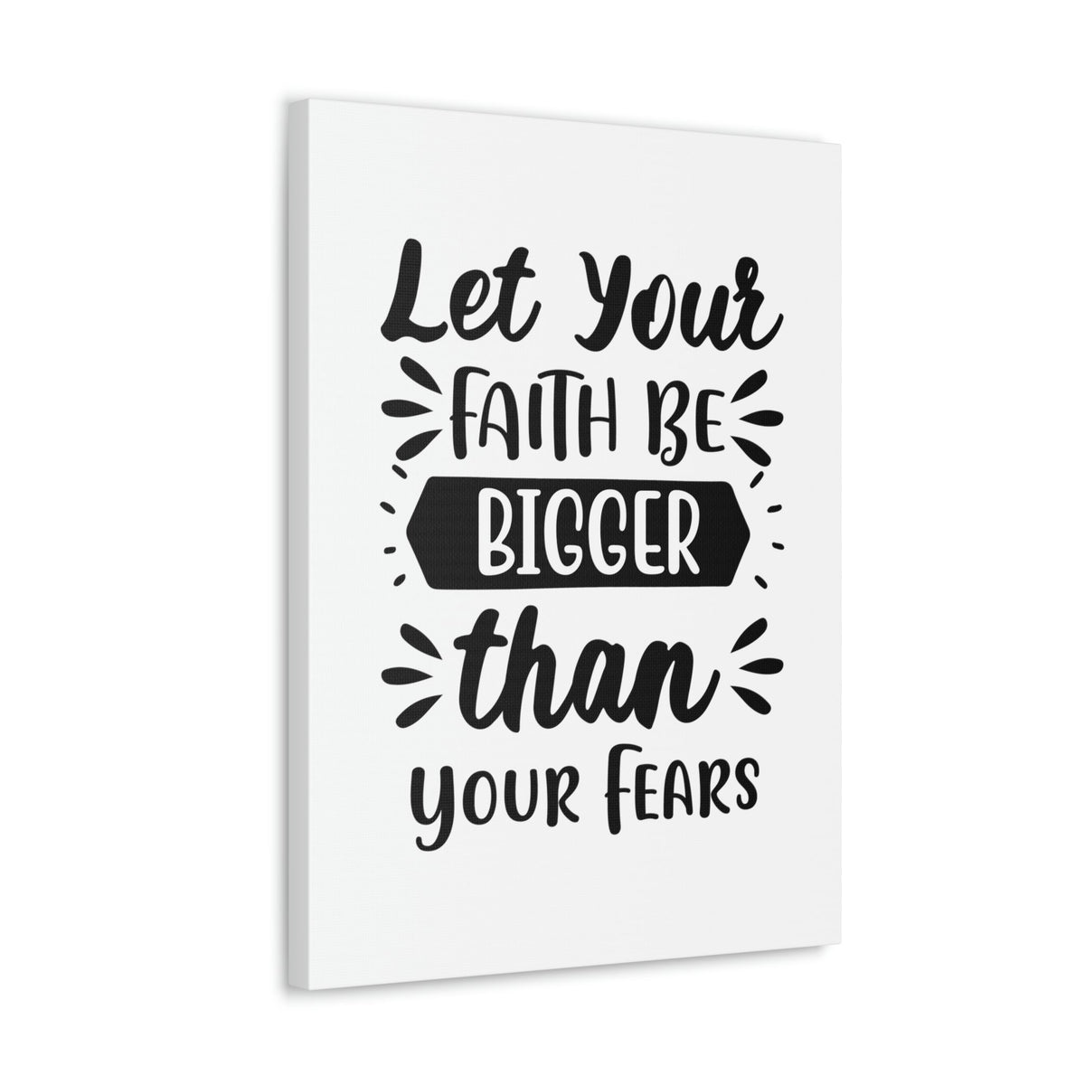 Scripture Walls Bigger Than Your Fears Romans 8:38 Christian Wall Art Print Ready to Hang Unframed-Express Your Love Gifts