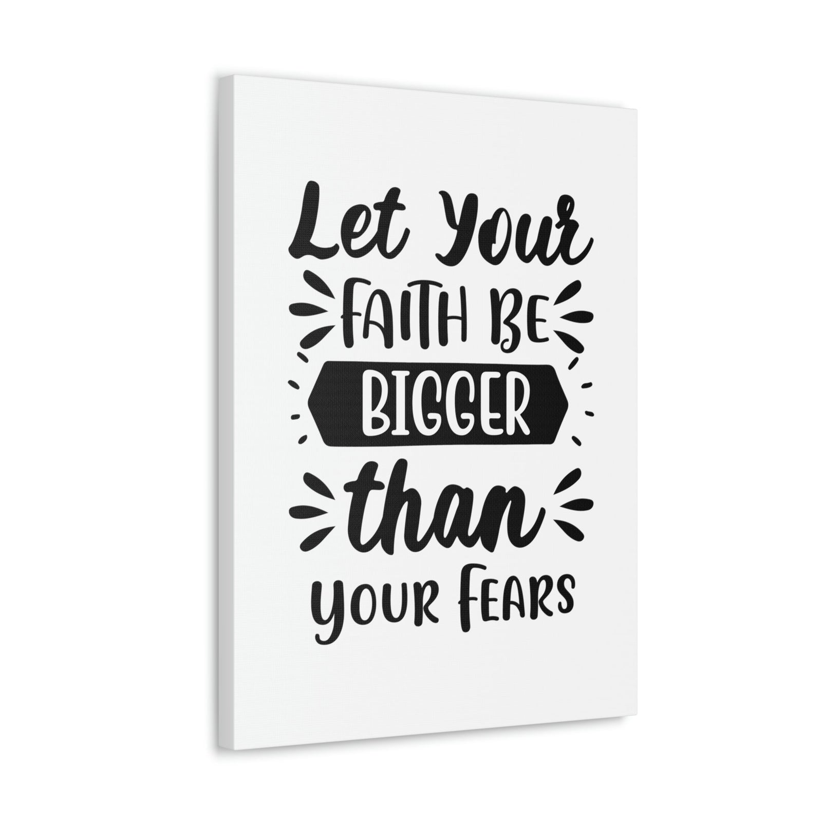 Scripture Walls Bigger Than Your Fears Romans 8:38 Christian Wall Art Print Ready to Hang Unframed-Express Your Love Gifts