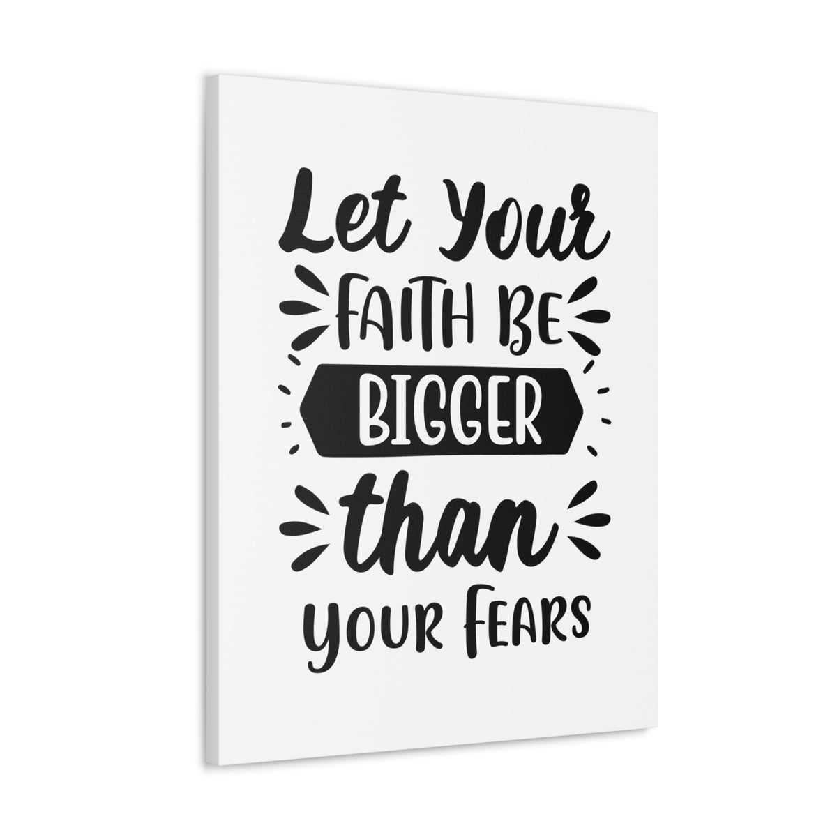 Scripture Walls Bigger Than Your Fears Romans 8:38 Christian Wall Art Print Ready to Hang Unframed-Express Your Love Gifts