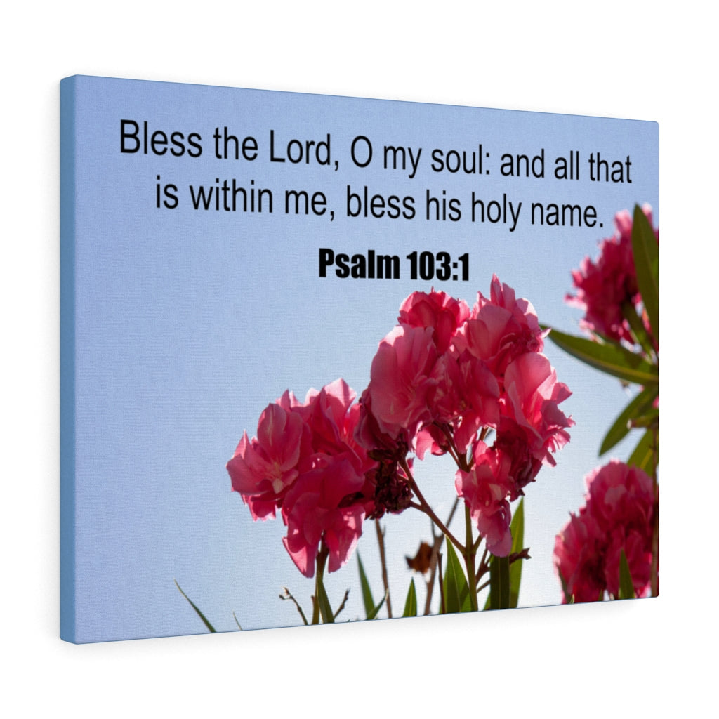 Scripture Walls Bless The Lord Psalm 103:1 Christian Wall Art Print Ready to Hang Unframed-Express Your Love Gifts