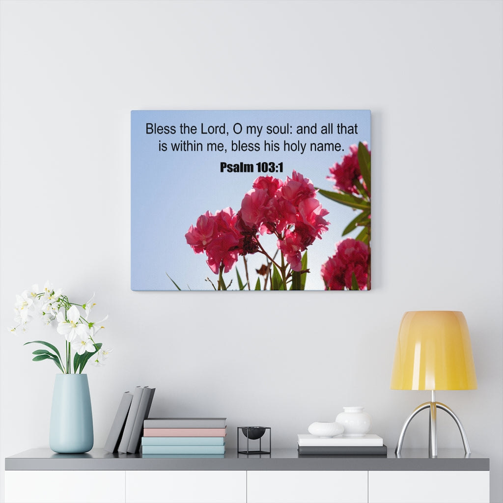 Scripture Walls Bless The Lord Psalm 103:1 Christian Wall Art Print Ready to Hang Unframed-Express Your Love Gifts