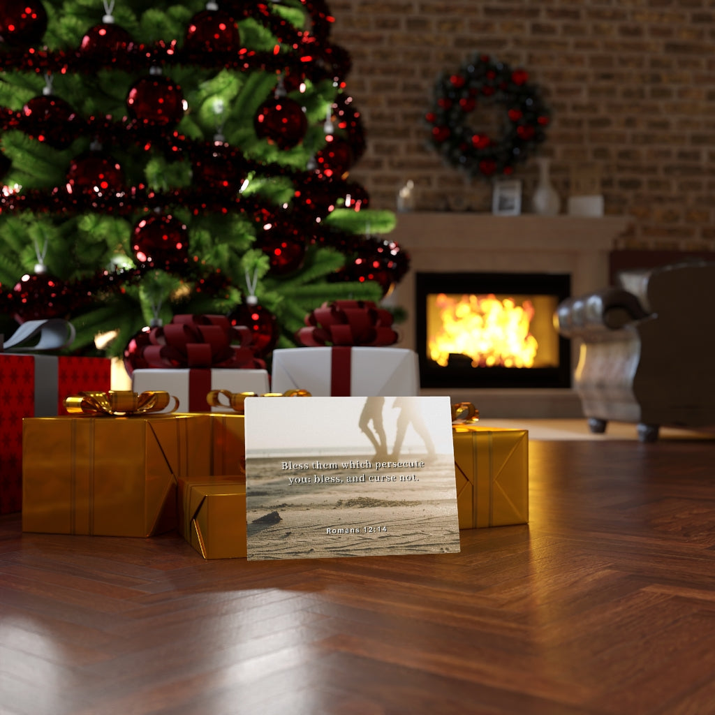 Scripture Walls Bless Them Romans 12:14 Bible Verse Canvas Christian Wall Art Ready to Hang Unframed-Express Your Love Gifts