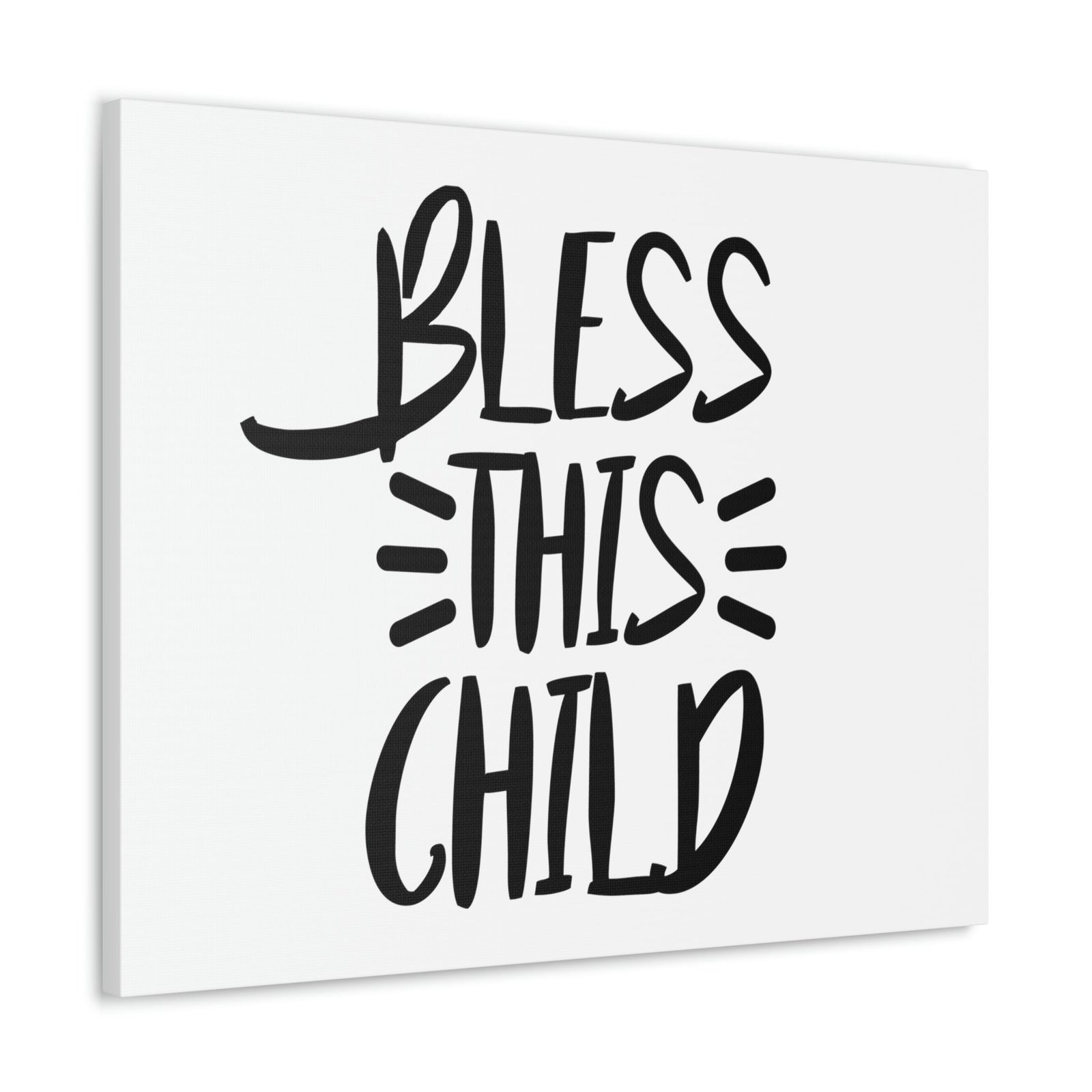 Scripture Walls Bless This Child Deuteronomy 7:13 Christian Wall Art Print Ready to Hang Unframed-Express Your Love Gifts