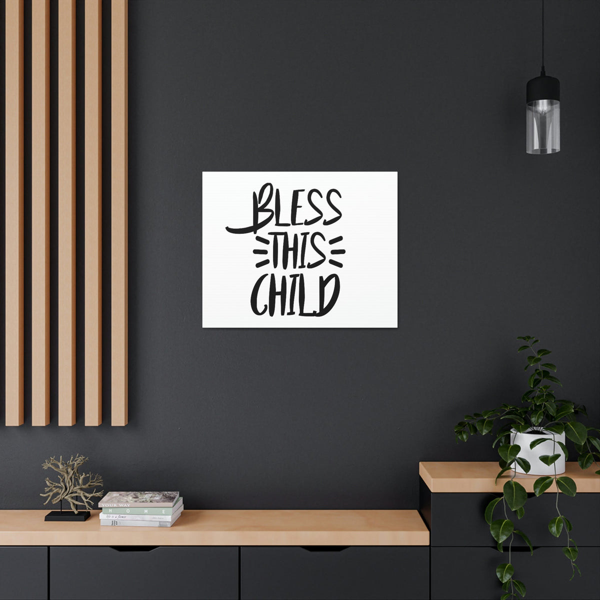 Scripture Walls Bless This Child Deuteronomy 7:13 Christian Wall Art Print Ready to Hang Unframed-Express Your Love Gifts