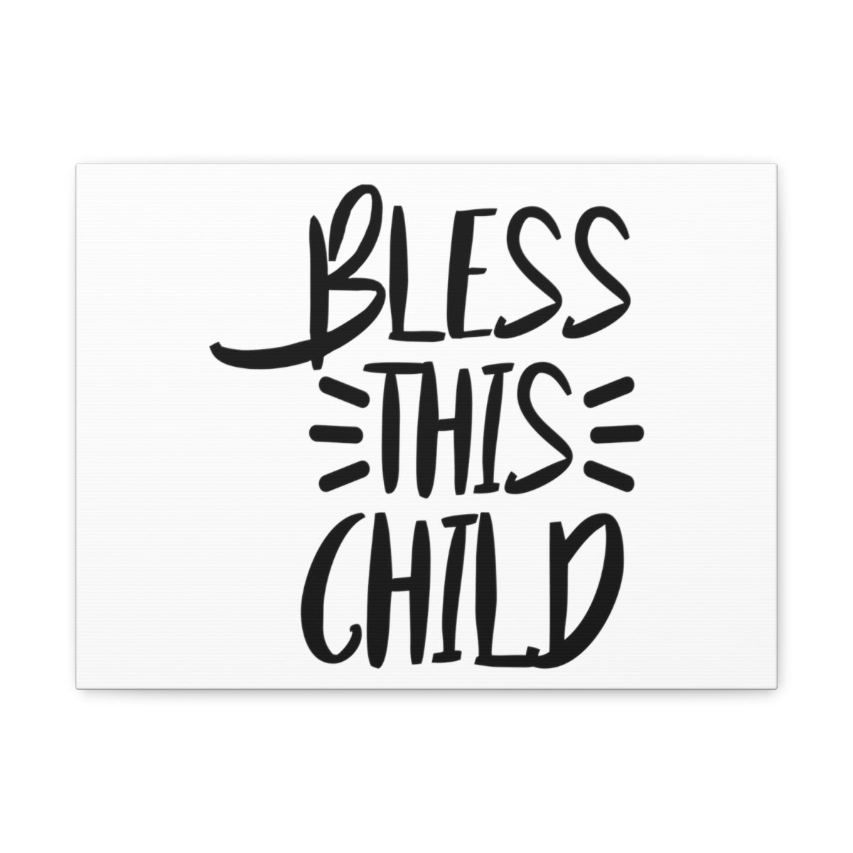 Scripture Walls Bless This Child Luke 18:16 Christian Wall Art Print Ready to Hang Unframed-Express Your Love Gifts