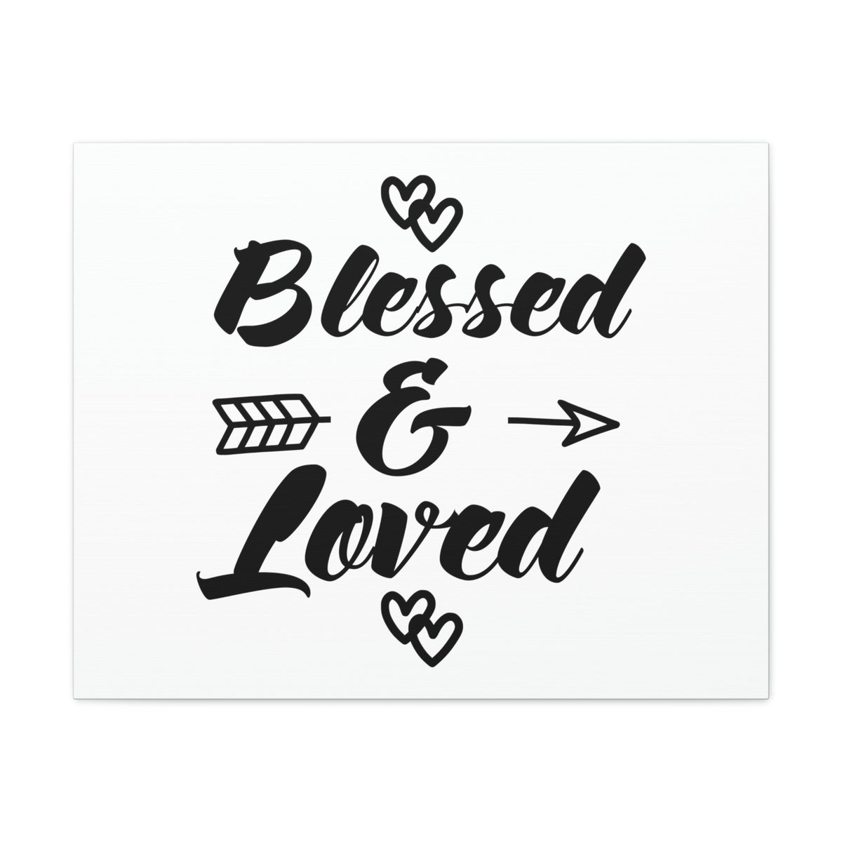Scripture Walls Blessed &amp; Loved Ephesians 1:3 Christian Wall Art Print Ready to Hang Unframed-Express Your Love Gifts