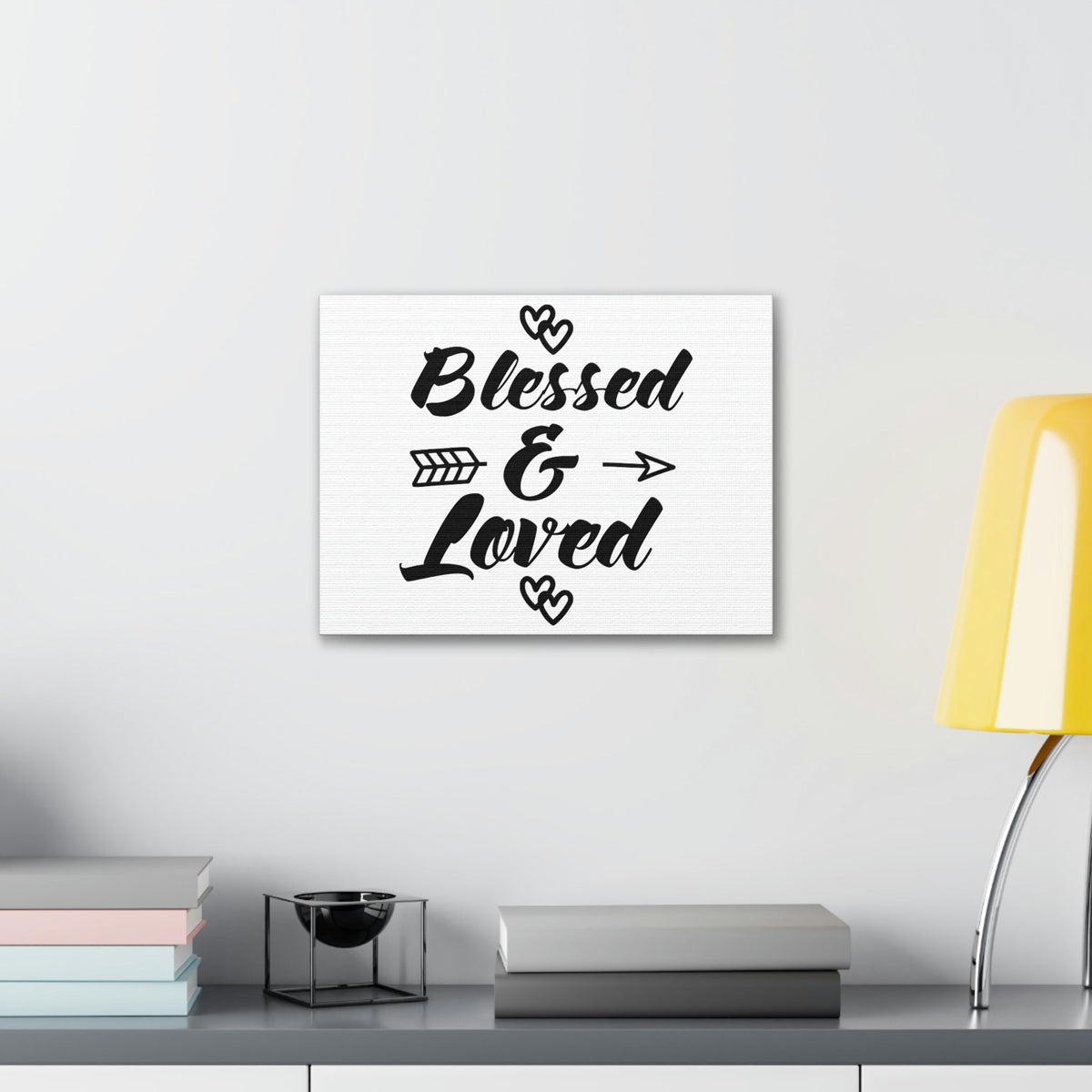 Scripture Walls Blessed & Loved Ephesians 1:3 Christian Wall Art Print Ready to Hang Unframed-Express Your Love Gifts