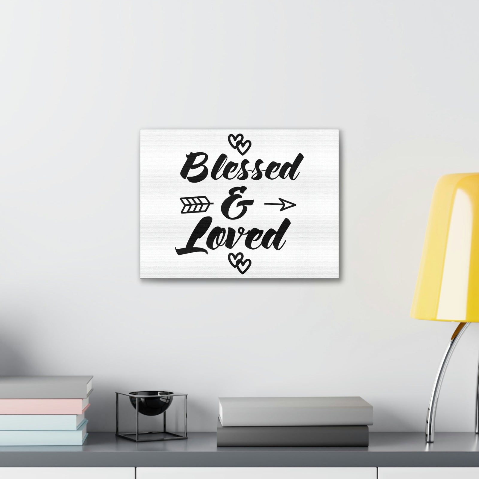 Scripture Walls Blessed & Loved Ephesians 1:3 Christian Wall Art Print Ready to Hang Unframed-Express Your Love Gifts
