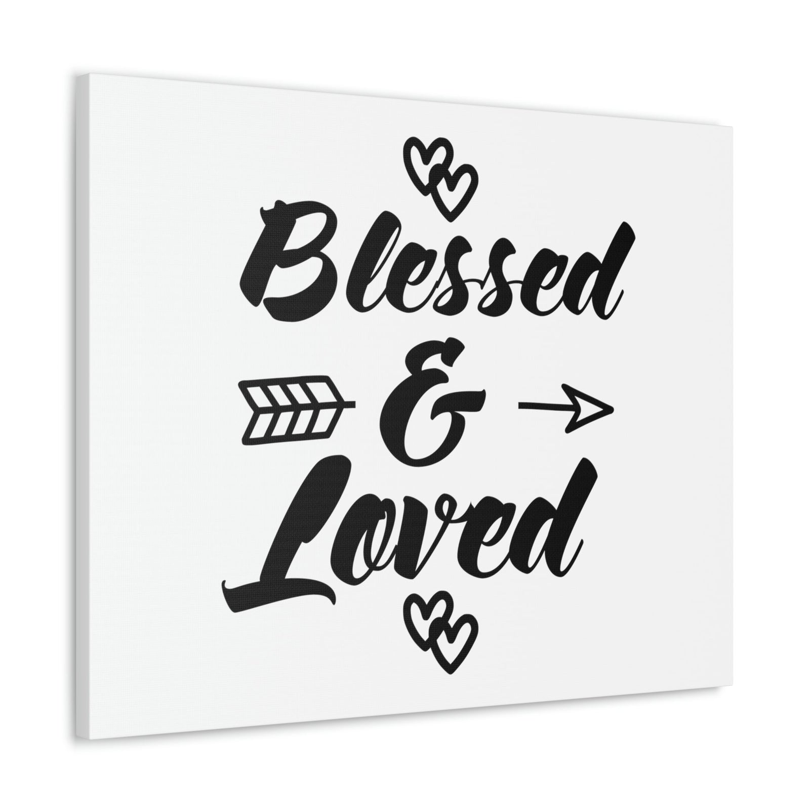 Scripture Walls Blessed & Loved Ephesians 1:3 Christian Wall Art Print Ready to Hang Unframed-Express Your Love Gifts