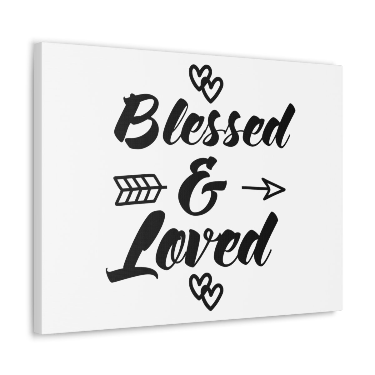 Scripture Walls Blessed & Loved Job 5:17 Christian Wall Art Print Ready to Hang Unframed-Express Your Love Gifts