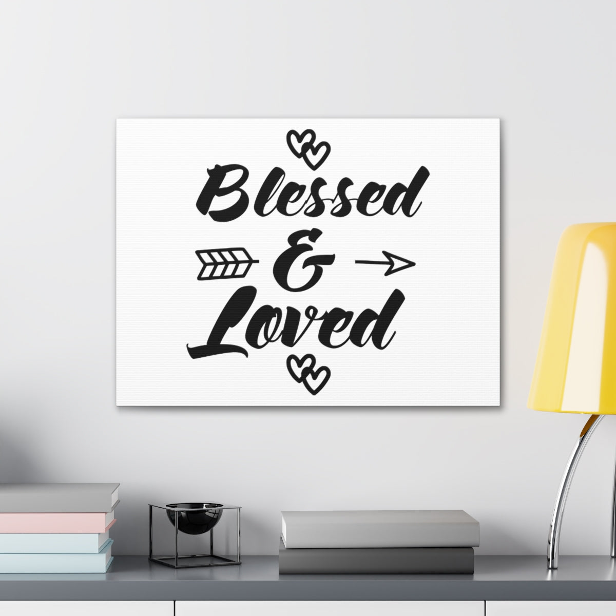 Scripture Walls Blessed & Loved Job 5:17 Christian Wall Art Print Ready to Hang Unframed-Express Your Love Gifts