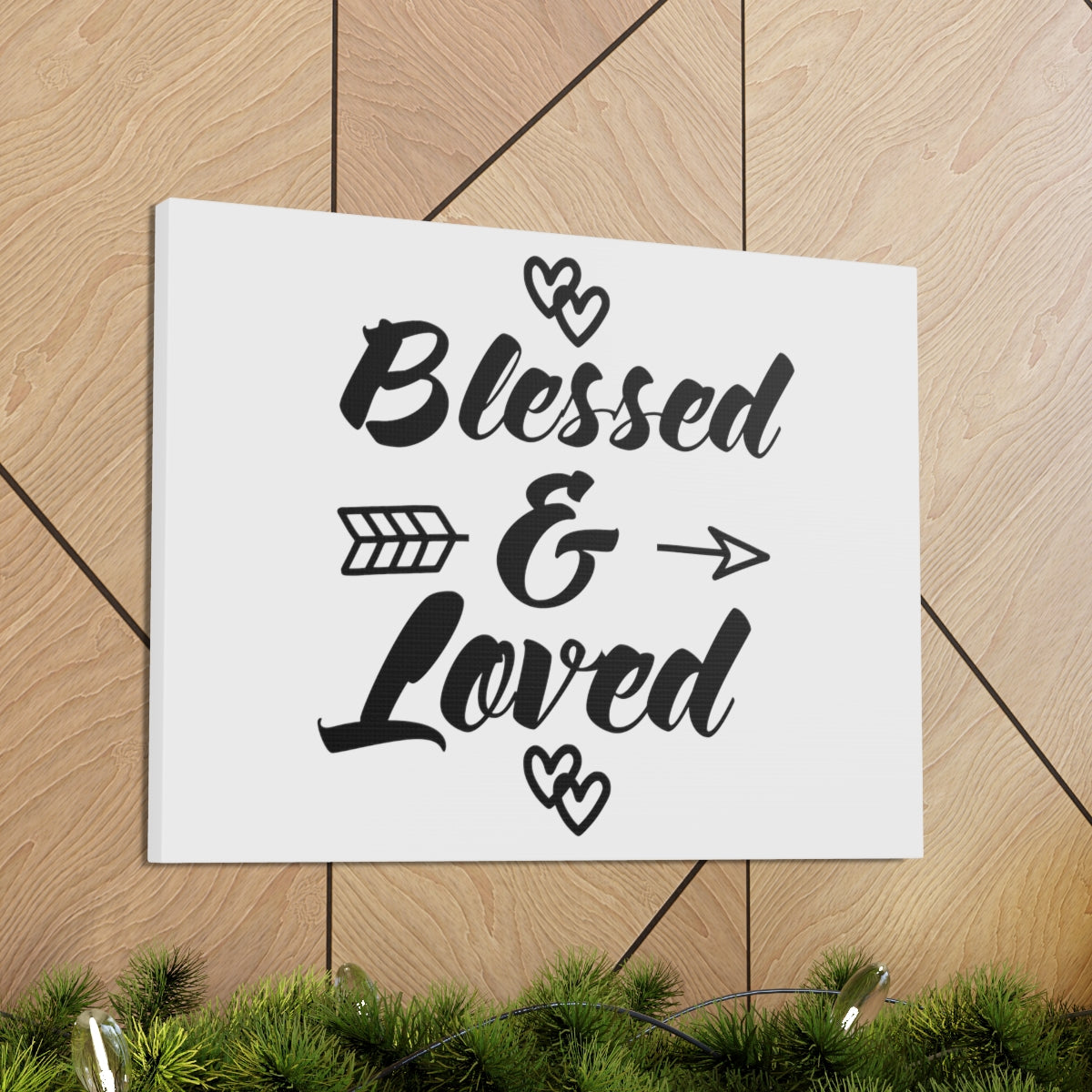 Scripture Walls Blessed & Loved Job 5:17 Christian Wall Art Print Ready to Hang Unframed-Express Your Love Gifts