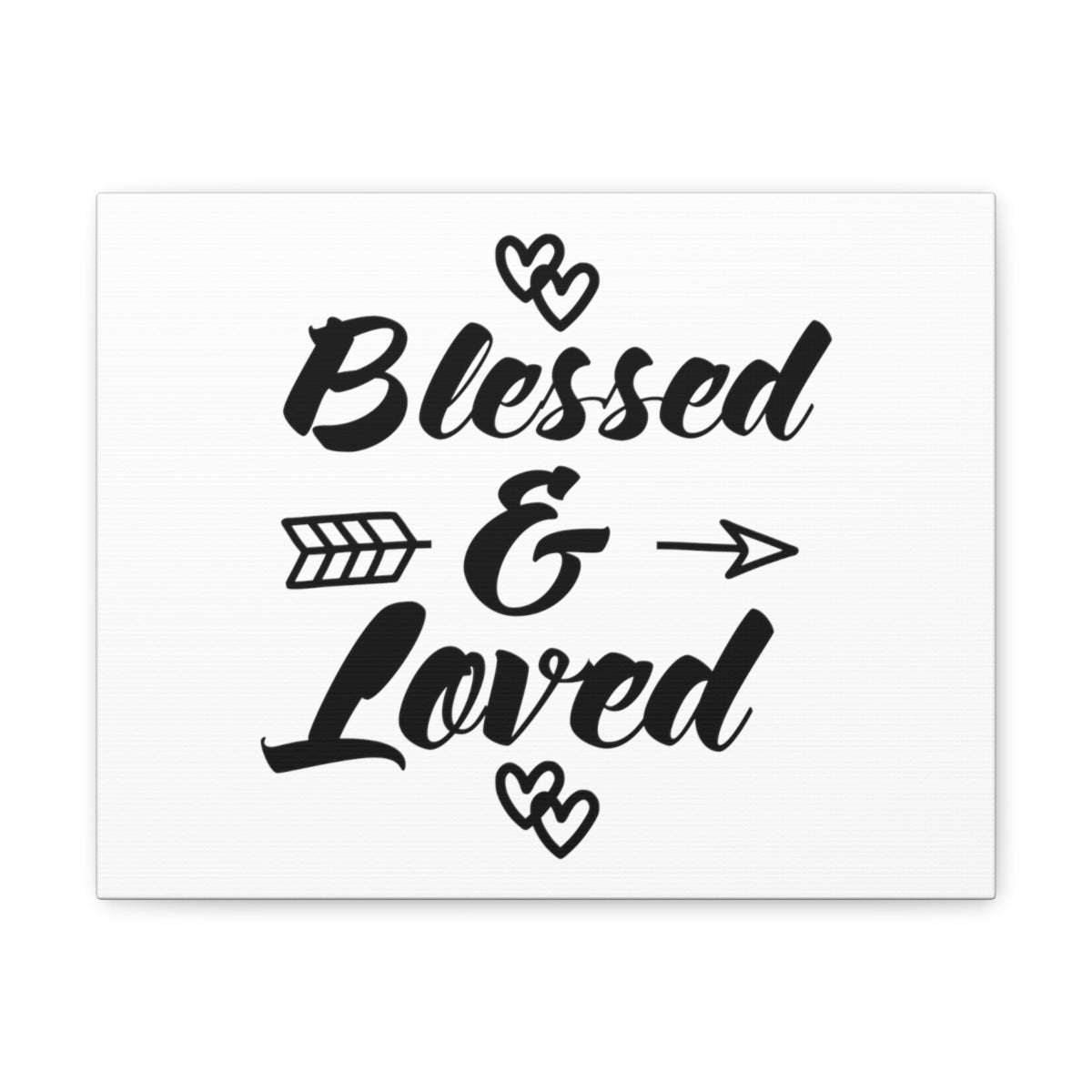 Scripture Walls Blessed & Loved Job 5:17 Christian Wall Art Print Ready to Hang Unframed-Express Your Love Gifts