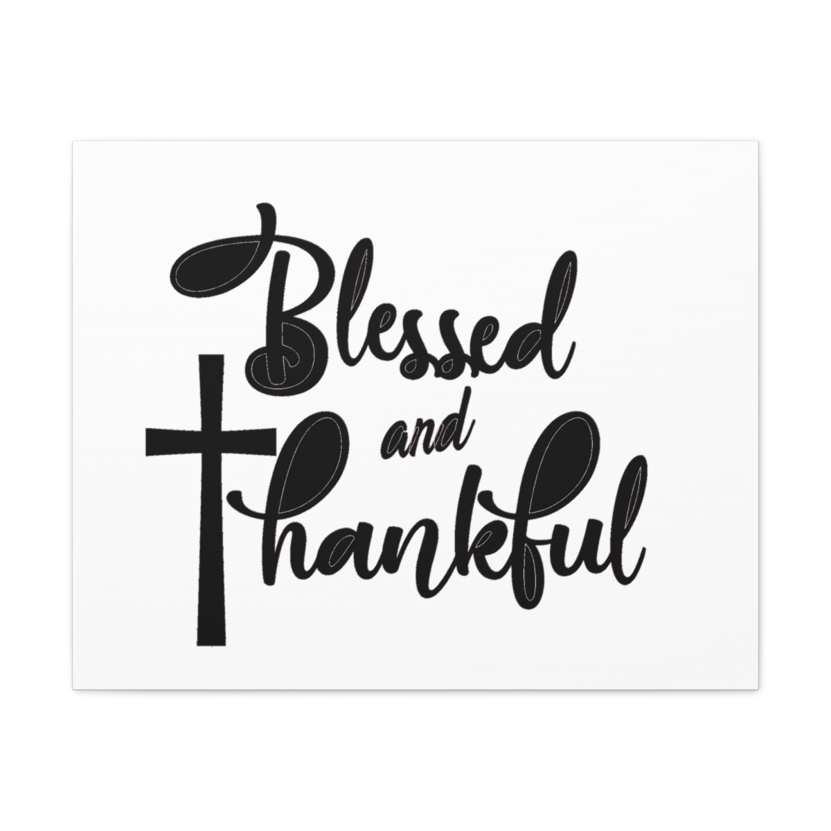 Scripture Walls Blessed And Thankful Isaiah 12:4-5 Christian Wall Art Print Ready to Hang Unframed-Express Your Love Gifts