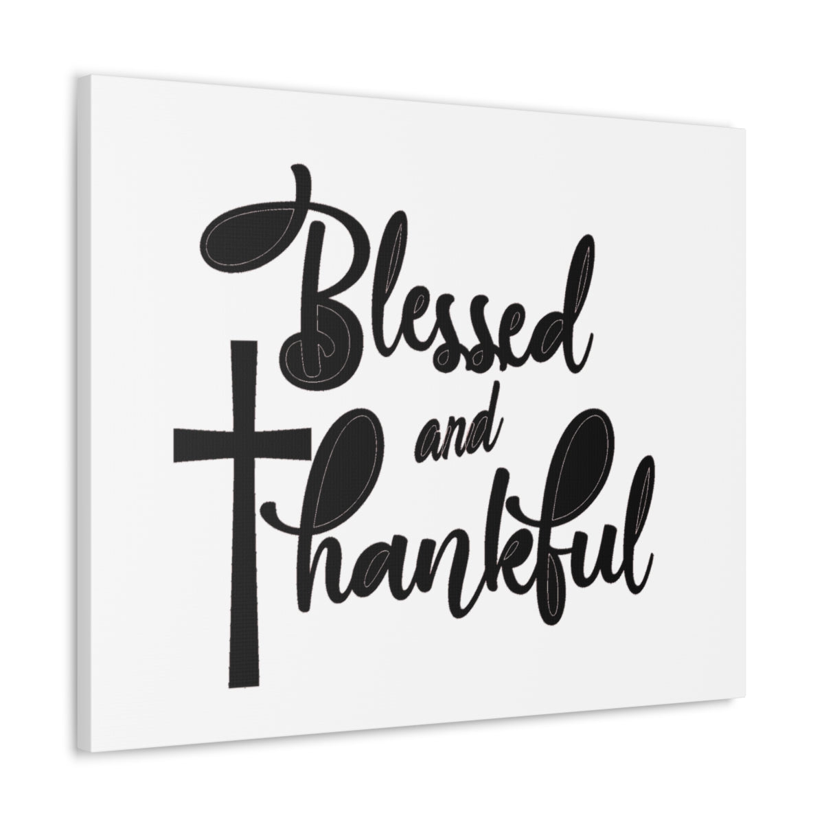 Scripture Walls Blessed And Thankful Isaiah 12:4-5 Christian Wall Art Print Ready to Hang Unframed-Express Your Love Gifts