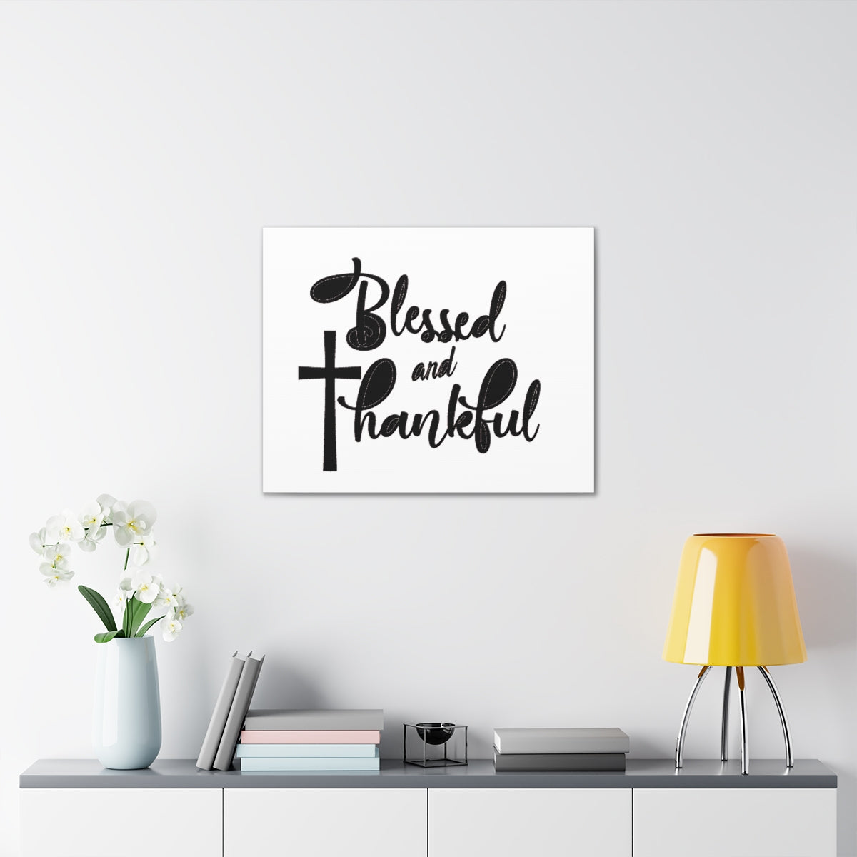 Scripture Walls Blessed And Thankful Isaiah 12:4-5 Christian Wall Art Print Ready to Hang Unframed-Express Your Love Gifts