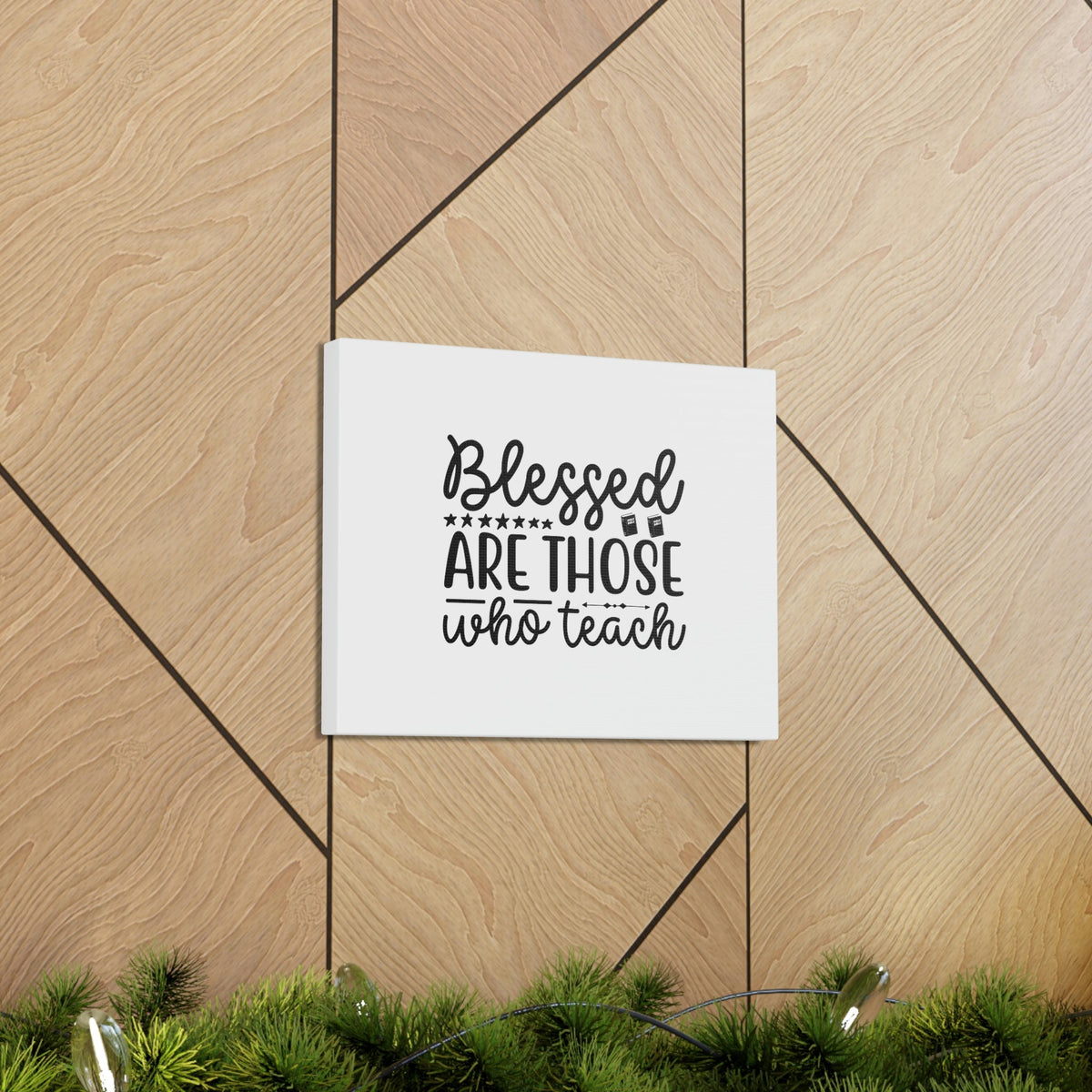 Scripture Walls Blessed Are Those Who Teach Proverbs 22:6 Christian Wall Art Bible Verse Print Ready to Hang Unframed-Express Your Love Gifts