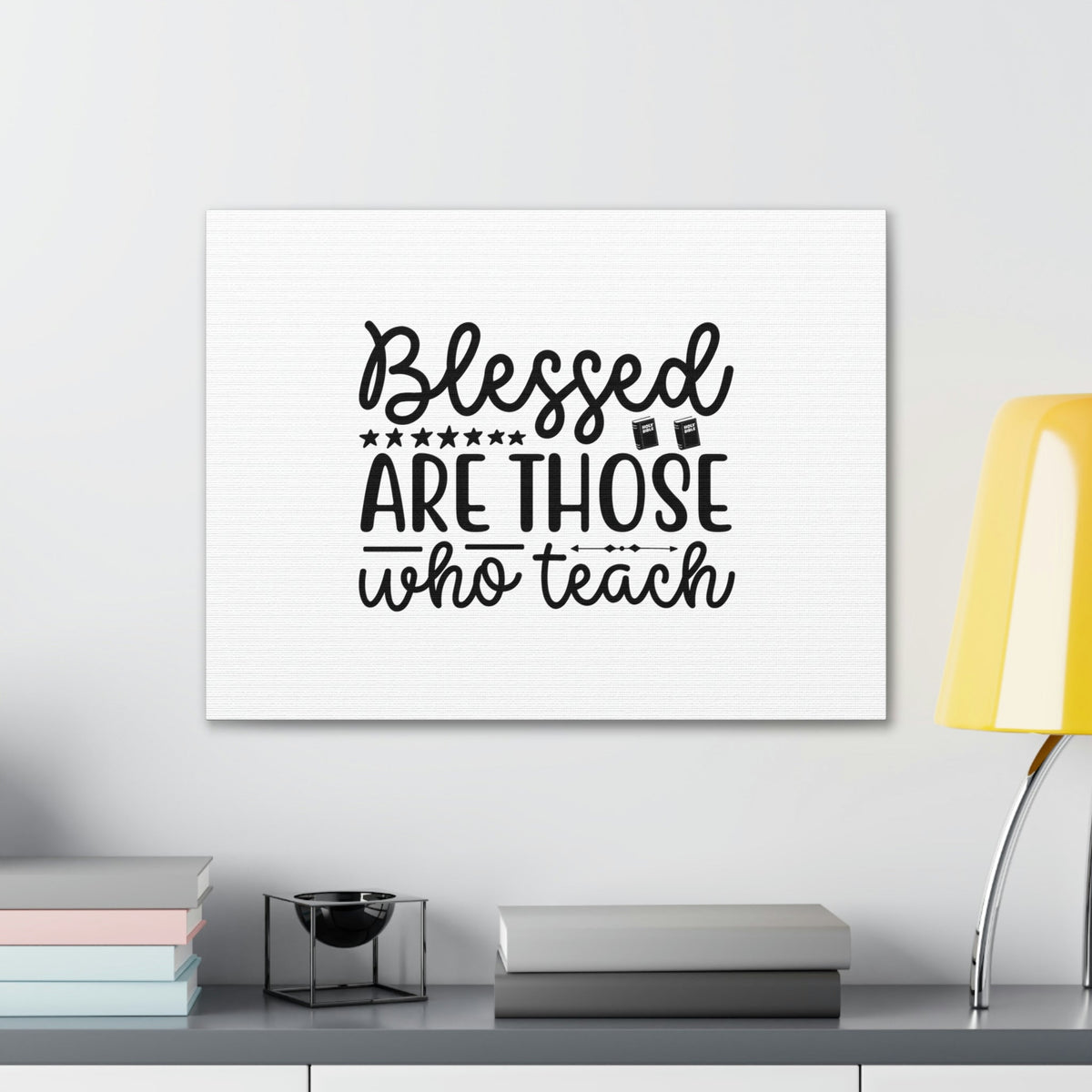 Scripture Walls Blessed Are Those Who Teach Proverbs 22:6 Christian Wall Art Bible Verse Print Ready to Hang Unframed-Express Your Love Gifts