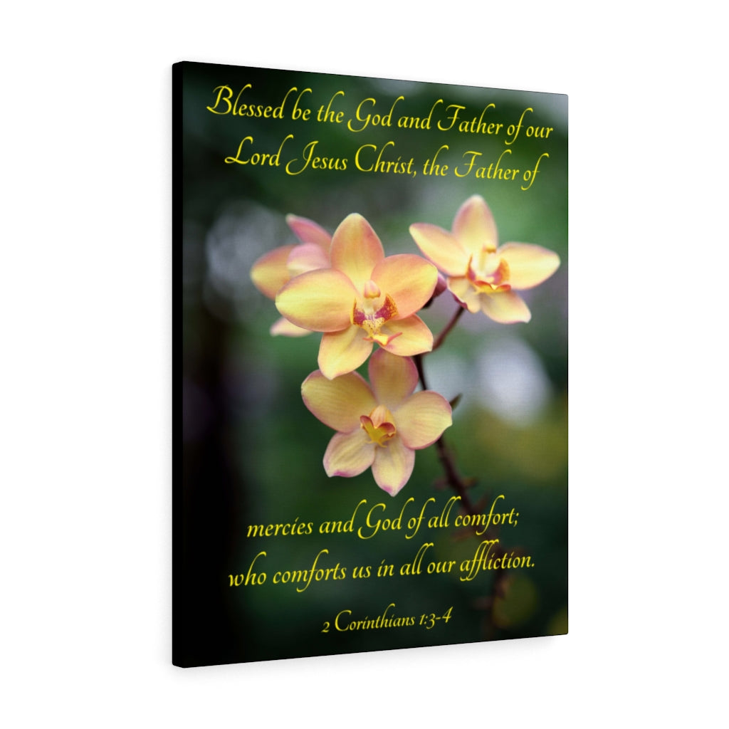Scripture Walls Blessed Be The God and Father 2 Corinthians 1:3-4 Wall Art Christian Home Decor Unframed-Express Your Love Gifts