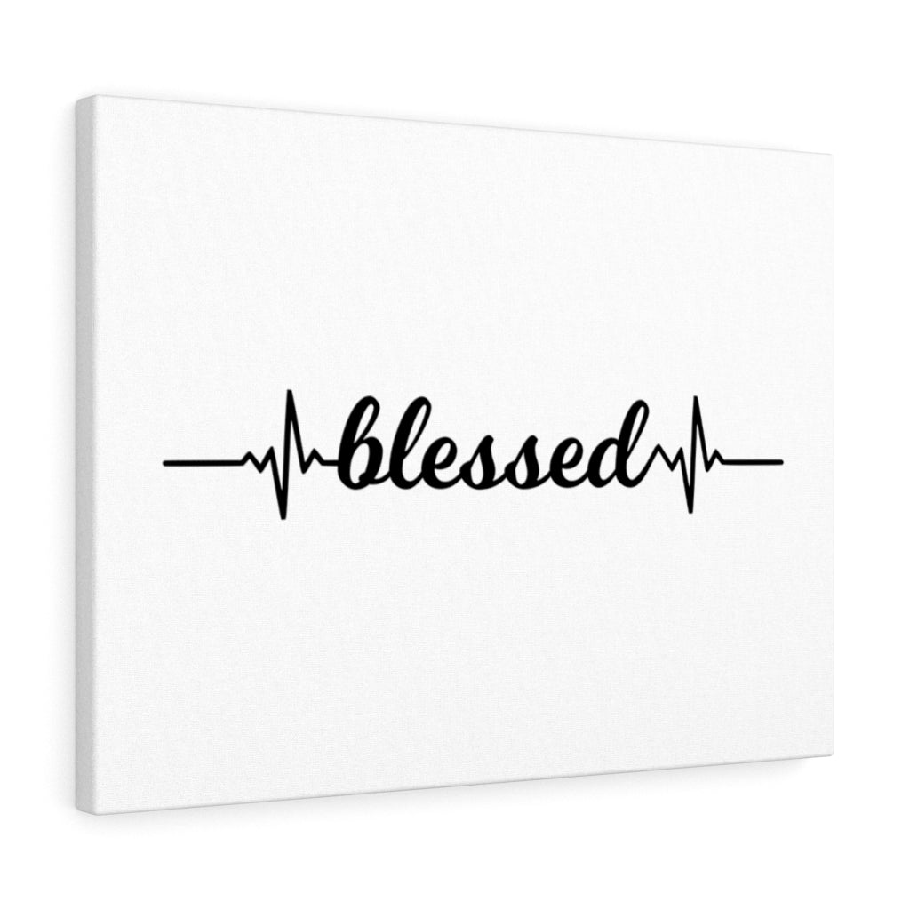 Scripture Walls Blessed Beat Bible Verse Canvas Christian Wall Art Ready to Hang Unframed-Express Your Love Gifts