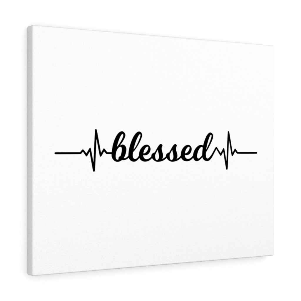Scripture Walls Blessed Beat Bible Verse Canvas Christian Wall Art Ready to Hang Unframed-Express Your Love Gifts