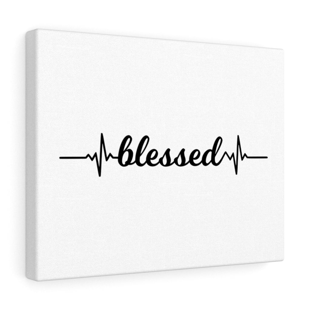 Scripture Walls Blessed Beat Bible Verse Canvas Christian Wall Art Ready to Hang Unframed-Express Your Love Gifts