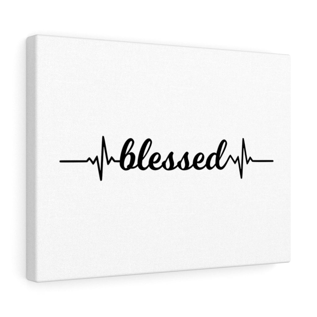 Scripture Walls Blessed Beat Bible Verse Canvas Christian Wall Art Ready to Hang Unframed-Express Your Love Gifts