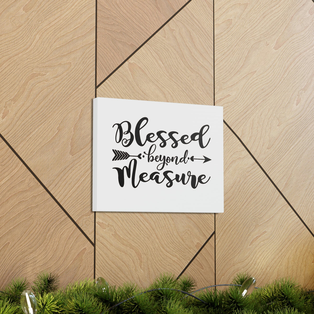 Scripture Walls Blessed Beyond Measure Ephesians 3:20 Christian Wall Art Print Ready to Hang Unframed-Express Your Love Gifts