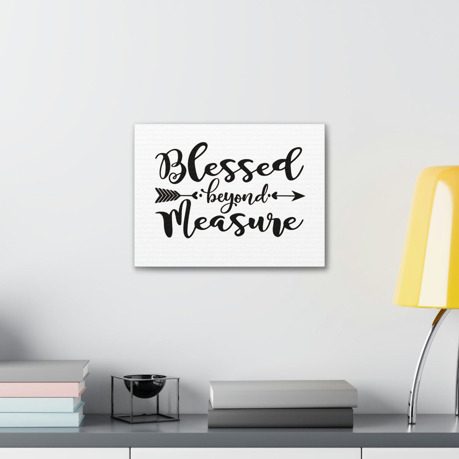 Scripture Walls Blessed Beyond Measure Ephesians 3:20 Christian Wall Art Print Ready to Hang Unframed-Express Your Love Gifts