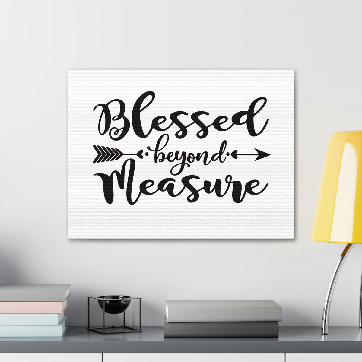 Scripture Walls Blessed Beyond Measure Ephesians 3:20 Christian Wall Art Print Ready to Hang Unframed-Express Your Love Gifts