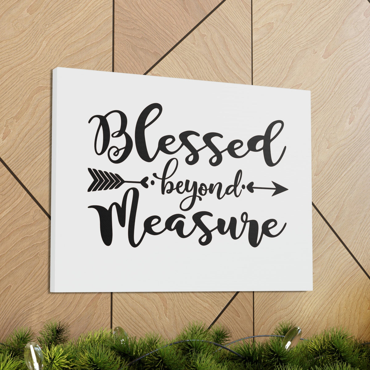 Scripture Walls Blessed Beyond Measure Ephesians 3:20 Christian Wall Art Print Ready to Hang Unframed-Express Your Love Gifts