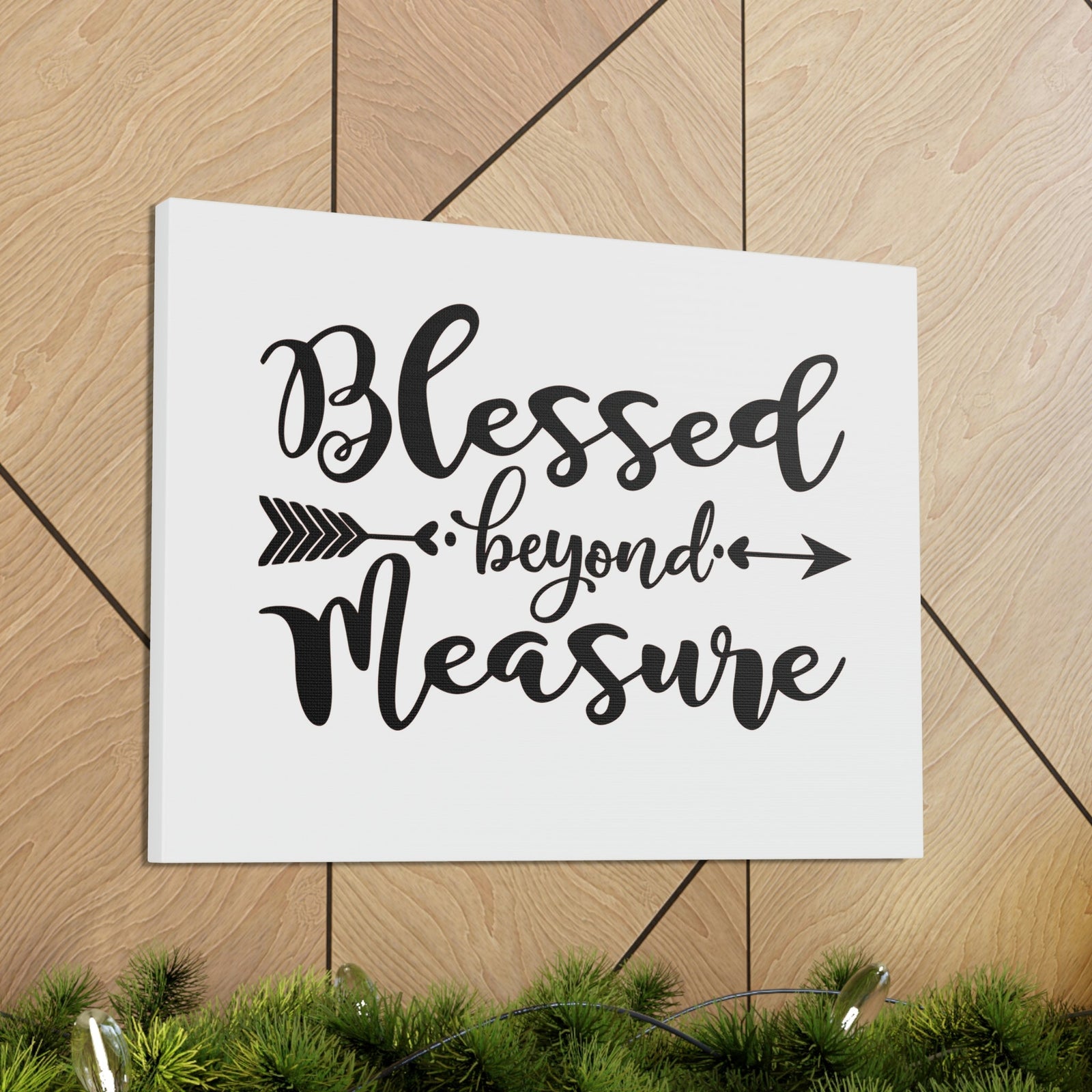 Scripture Walls Blessed Beyond Measure Ephesians 3:20 Christian Wall Art Print Ready to Hang Unframed-Express Your Love Gifts
