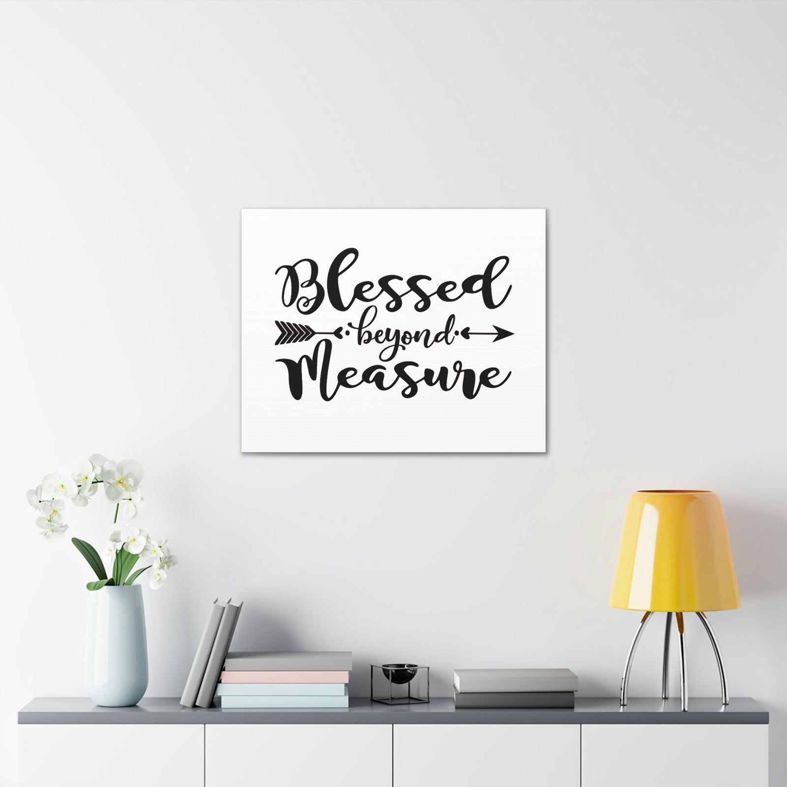 Scripture Walls Blessed Beyond Measure Ephesians 3:20 Christian Wall Art Print Ready to Hang Unframed-Express Your Love Gifts