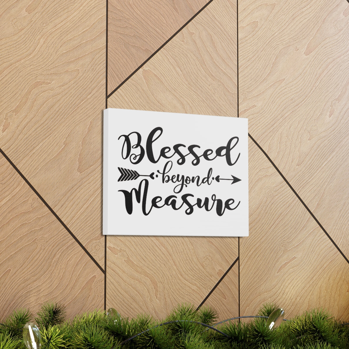 Scripture Walls Blessed Beyond Measure Psalm 31:19 Christian Wall Art Print Ready to Hang Unframed-Express Your Love Gifts