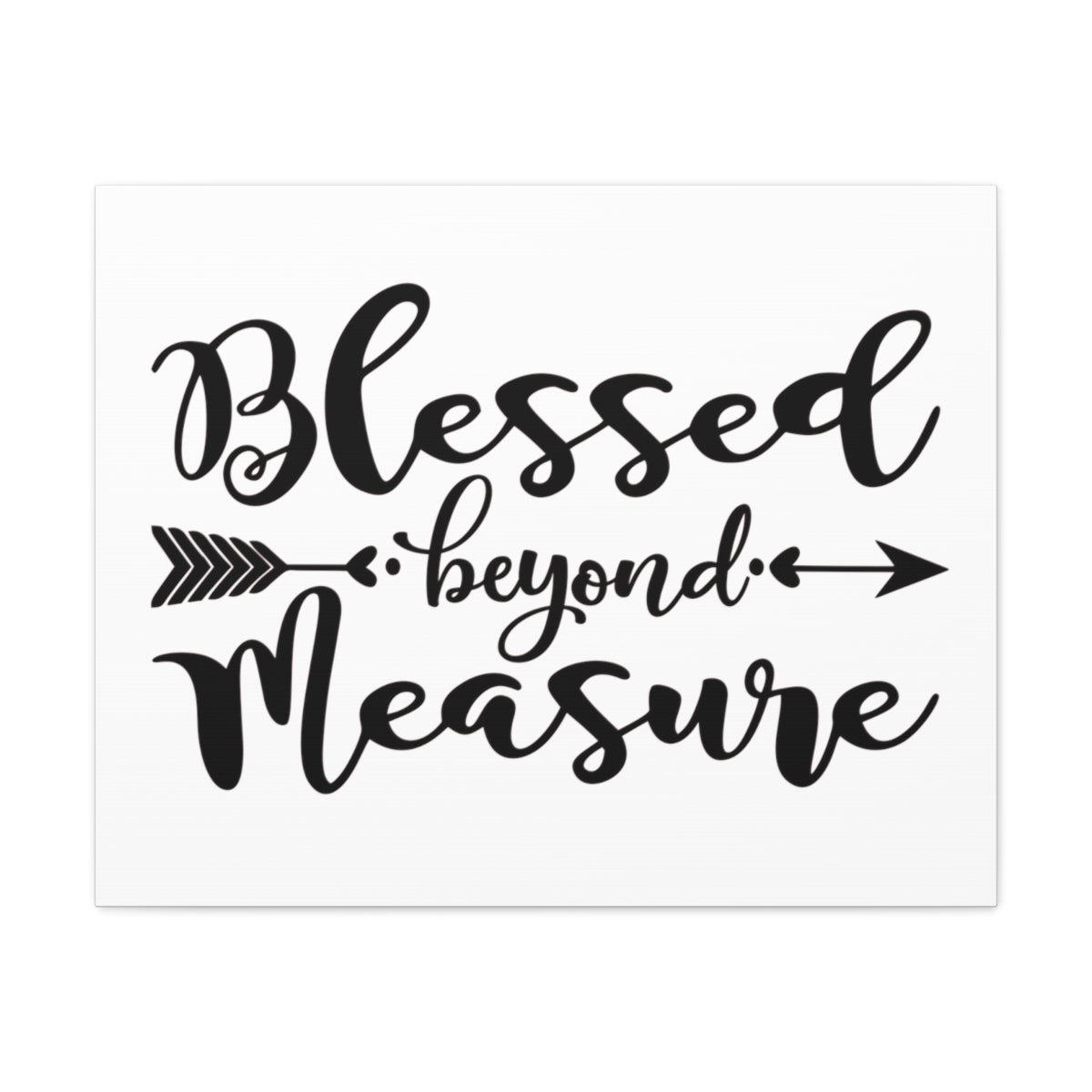 Scripture Walls Blessed Beyond Measure Psalm 31:19 Christian Wall Art Print Ready to Hang Unframed-Express Your Love Gifts