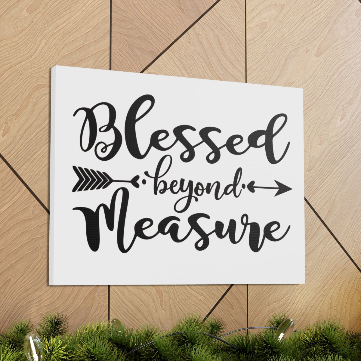 Scripture Walls Blessed Beyond Measure Psalm 31:19 Christian Wall Art Print Ready to Hang Unframed-Express Your Love Gifts