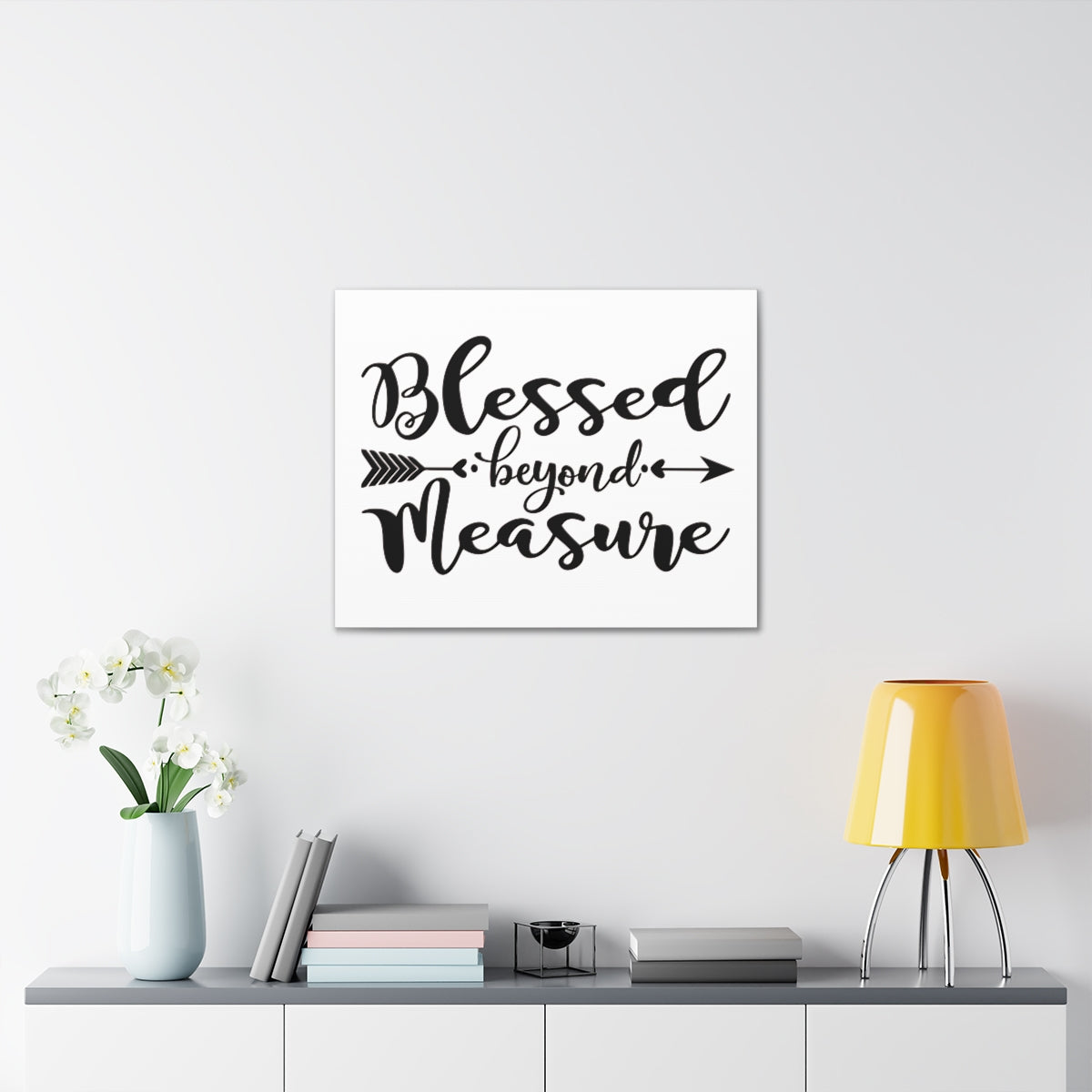 Scripture Walls Blessed Beyond Measure Psalm 31:19 Christian Wall Art Print Ready to Hang Unframed-Express Your Love Gifts