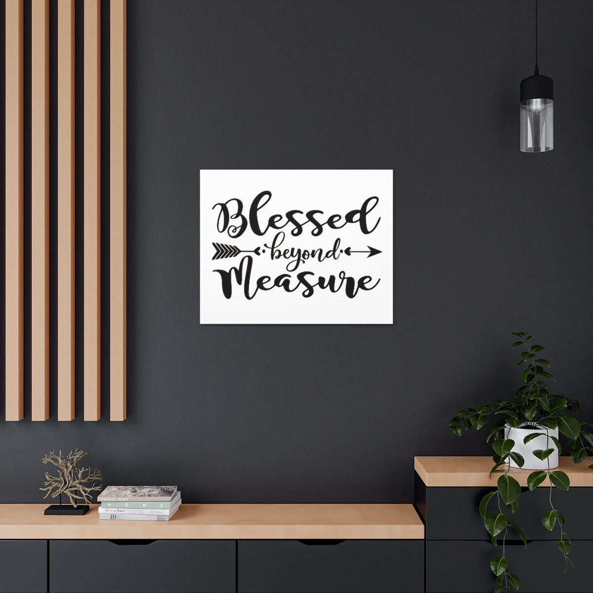 Scripture Walls Blessed Beyond Measure Psalm 31:19 Christian Wall Art Print Ready to Hang Unframed-Express Your Love Gifts